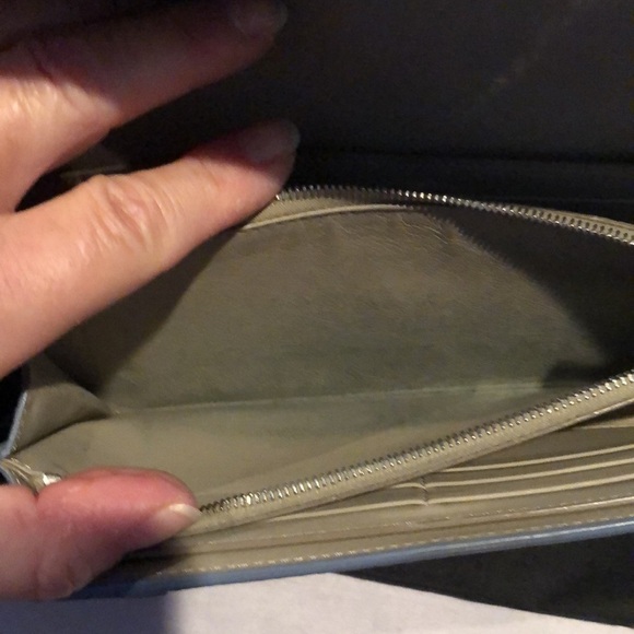 Celine Paris Blue Double Snap Wallet - Picture 7 of 7